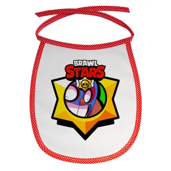 Brawl Stars El primo, Σαλιάρα μωρού αλέκιαστη με κορδόνι Κόκκινη