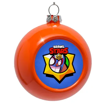 Brawl Stars El primo, Orange Christmas tree ornament bauble 8cm
