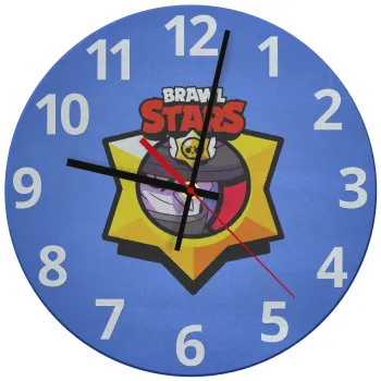 Brawl Stars El primo, Ρολόι τοίχου γυάλινο (30cm)