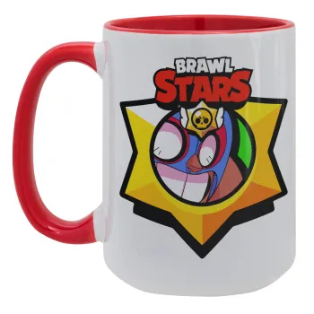 Brawl Stars El primo, Κούπα Mega 15oz, κεραμική Κόκκινη, 450ml