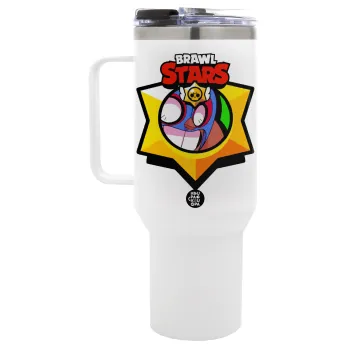 Brawl Stars El primo, Mega Tumbler με καπάκι, διπλού τοιχώματος (θερμό) 1,2L