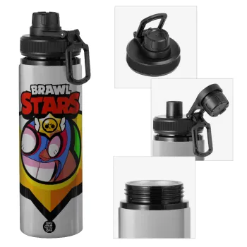 Brawl Stars El primo, Μεταλλικό παγούρι νερού με καπάκι ασφαλείας, αλουμινίου 850ml