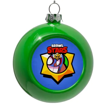 Brawl Stars El primo, Green Christmas tree ornament bauble 8cm