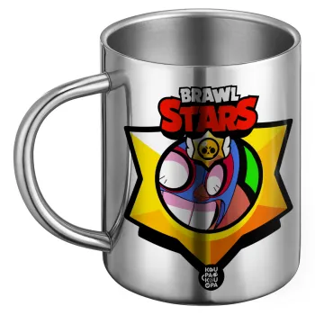 Brawl Stars El primo, Ανοξείδωτη Μεταλλική Κούπα 450ml - Διπλού Τοιχώματος