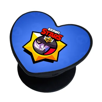 Brawl Stars El primo, Phone Holders Stand  καρδιά Μαύρο Βάση Στήριξης Κινητού στο Χέρι