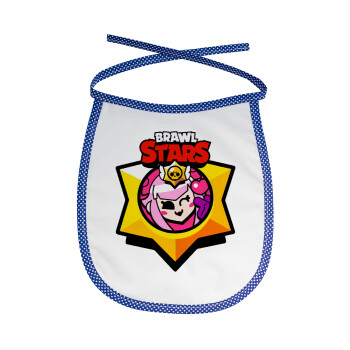 Brawl Stars Melodie, Σαλιάρα μωρού αλέκιαστη με κορδόνι Μπλε