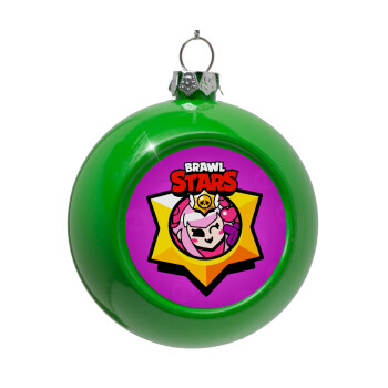 Brawl Stars Melodie, Στολίδι Χριστουγεννιάτικη μπάλα δένδρου Πράσινο 8cm