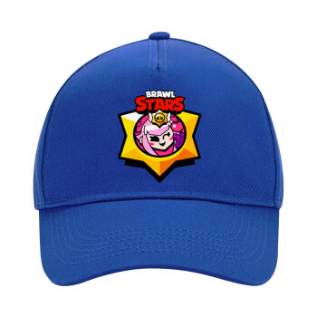 Brawl Stars Melodie, Καπέλο Ενηλίκων Ultimate ΜΠΛΕ, (100% ΒΑΜΒΑΚΕΡΟ DRILL, ΕΝΗΛΙΚΩΝ, UNISEX, ONE SIZE)