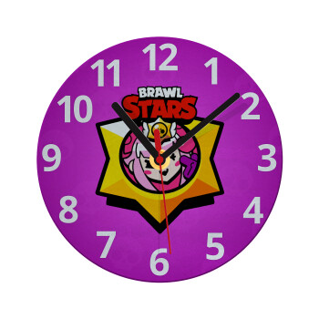 Brawl Stars Melodie, Ρολόι τοίχου γυάλινο (20cm)