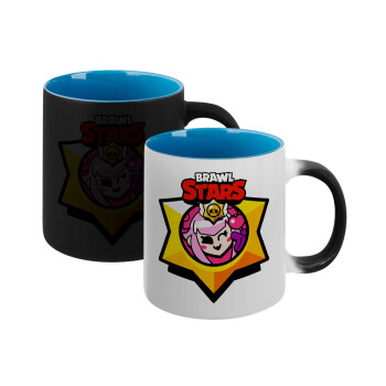 Brawl Stars Melodie, Κούπα Μαγική εσωτερικό μπλε, κεραμική 330ml που αλλάζει χρώμα με το ζεστό ρόφημα