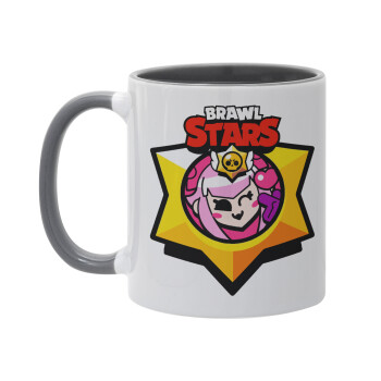 Brawl Stars Melodie, Κούπα χρωματιστή γκρι, κεραμική, 330ml