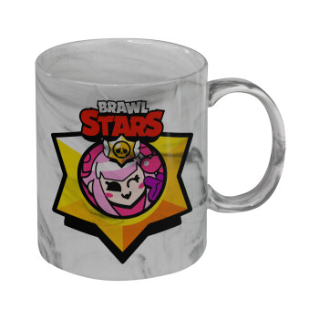 Brawl Stars Melodie, Κούπα κεραμική, marble style (μάρμαρο), 330ml