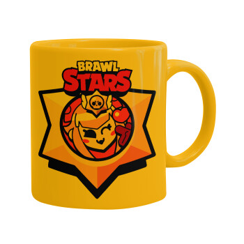 Brawl Stars Melodie, Κούπα, κεραμική κίτρινη, 330ml