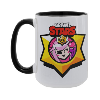 Brawl Stars Melodie, Κούπα Mega 15oz, κεραμική Μαύρη, 450ml