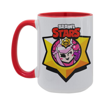 Brawl Stars Melodie, Κούπα Mega 15oz, κεραμική Κόκκινη, 450ml