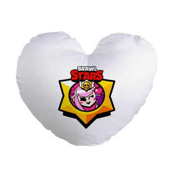 Brawl Stars Melodie, Μαξιλάρι καναπέ καρδιά 40x40cm περιέχεται το  γέμισμα