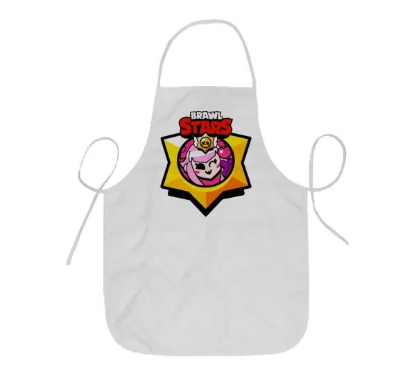 Brawl Stars Melodie — Short full-length kids' chef apron (44x62cm)