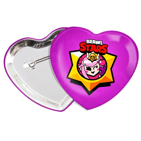 Brawl Stars Melodie — καρδιά (57x52mm)