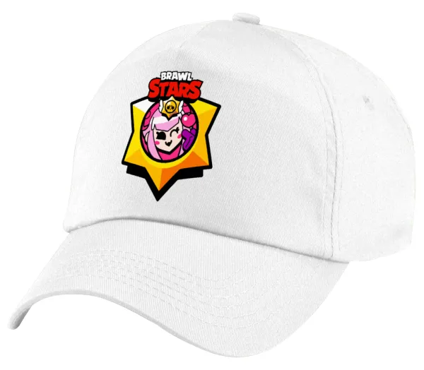 Brawl Stars Melodie — Καπέλο παιδικό Baseball, 100% Βαμβακερό Twill, Λευκό (ΒΑΜΒΑΚΕΡΟ, ΠΑΙΔΙΚΟ, UNISEX, ONE SIZE)