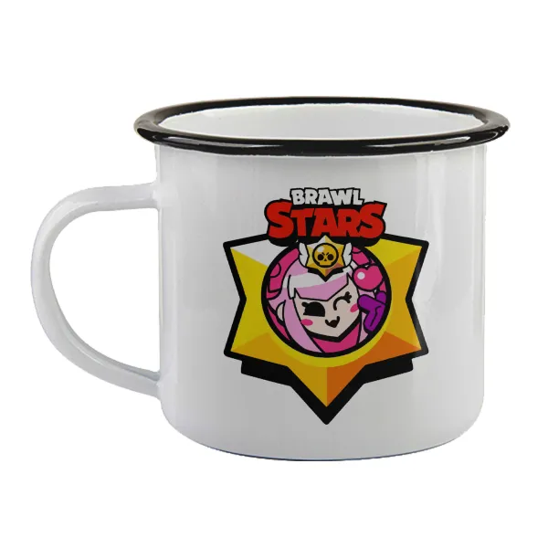 Brawl Stars Melodie — Κούπα εμαγιέ με μαύρο χείλος 360ml