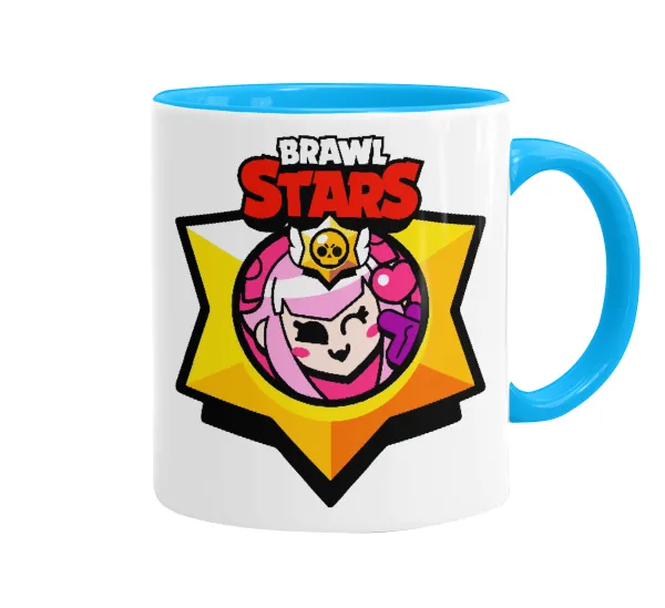 Brawl Stars Melodie — Mug colored light blue, ceramic, 330ml