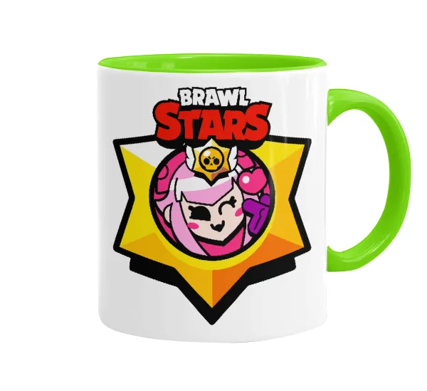 Brawl Stars Melodie — Mug colored light green, ceramic, 330ml