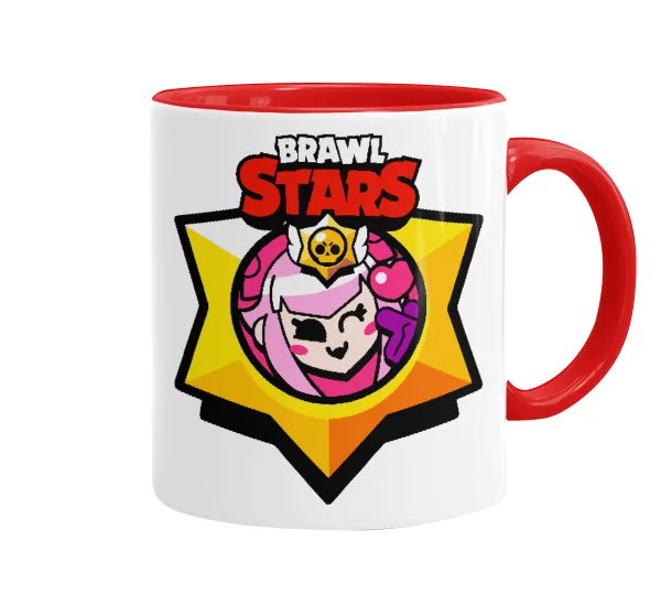 Brawl Stars Melodie — Κούπα χρωματιστή κόκκινη, κεραμική, 330ml