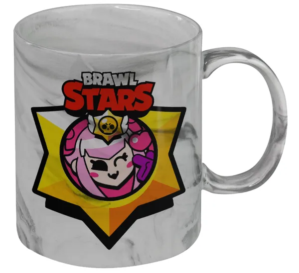 Brawl Stars Melodie — Mug ceramic marble style, 330ml