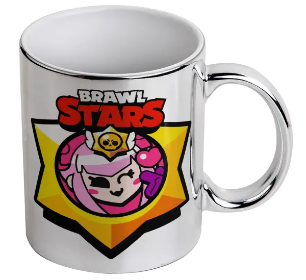 Brawl Stars Melodie — Κούπα κεραμική, ασημένια καθρέπτης, 330ml