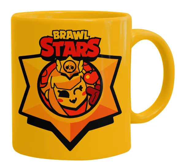 Brawl Stars Melodie — Ceramic coffee mug yellow, 330ml