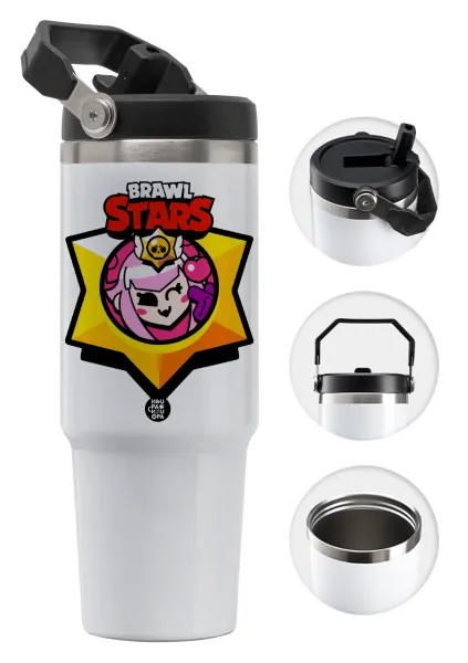 Brawl Stars Melodie — Θερμός Ανοξείδωτο 30oz με χερούλι
