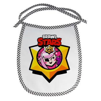 Brawl Stars Melodie, Σαλιάρα μωρού αλέκιαστη με κορδόνι Μαύρη