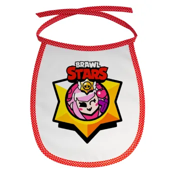 Brawl Stars Melodie, Σαλιάρα μωρού αλέκιαστη με κορδόνι Κόκκινη