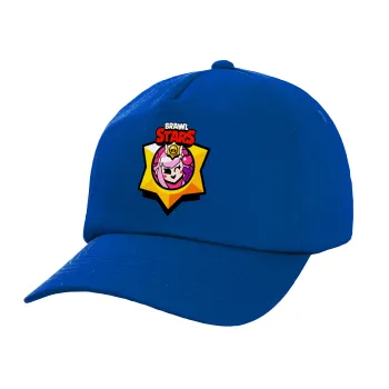 Brawl Stars Melodie, Twill Καπέλο παιδικό ΜΠΛΕ (100% ΒΑΜΒΑΚΕΡΟ, ΠΑΙΔΙΚΟ, UNISEX)