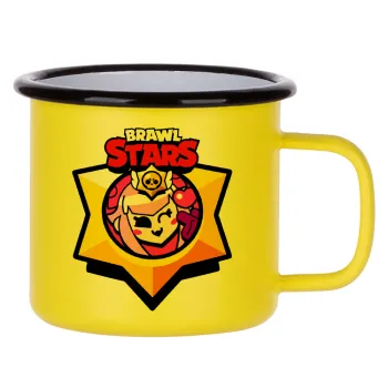 Brawl Stars Melodie, Κούπα Μεταλλική εμαγιέ ΜΑΤ Κίτρινη 360ml