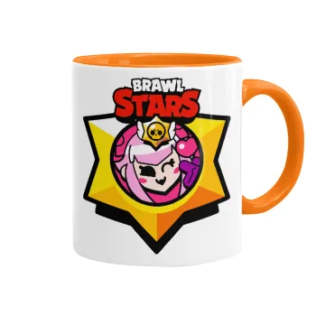 Brawl Stars Melodie, Κούπα χρωματιστή πορτοκαλί, κεραμική, 330ml