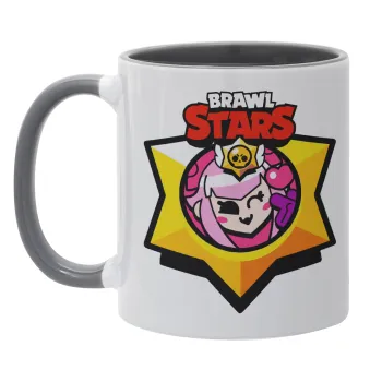 Brawl Stars Melodie, Κούπα χρωματιστή γκρι, κεραμική, 330ml