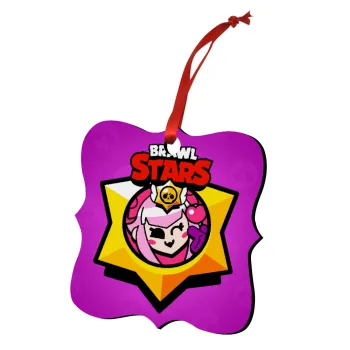 Brawl Stars Melodie, Στολίδι Χριστουγεννιάτικο στολίδι polygon ξύλινο 7.5cm