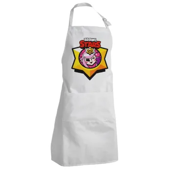 Brawl Stars Melodie, Adult Chef Apron (with sliders and 2 pockets)