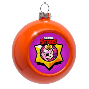 Brawl Stars Melodie, Στολίδι Χριστουγεννιάτικη μπάλα δένδρου Πορτοκαλί 8cm