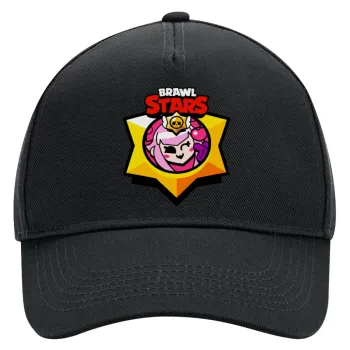 Brawl Stars Melodie, Καπέλο Ενηλίκων Ultimate ΜΑΥΡΟ, (100% ΒΑΜΒΑΚΕΡΟ DRILL, ΕΝΗΛΙΚΩΝ, UNISEX, ONE SIZE)