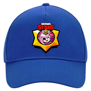 Brawl Stars Melodie, Καπέλο Ενηλίκων Ultimate ΜΠΛΕ, (100% ΒΑΜΒΑΚΕΡΟ DRILL, ΕΝΗΛΙΚΩΝ, UNISEX, ONE SIZE)