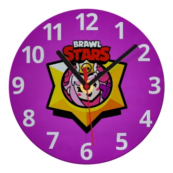 Brawl Stars Melodie, Ρολόι τοίχου γυάλινο (20cm)
