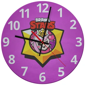 Brawl Stars Melodie, Ρολόι τοίχου γυάλινο (30cm)