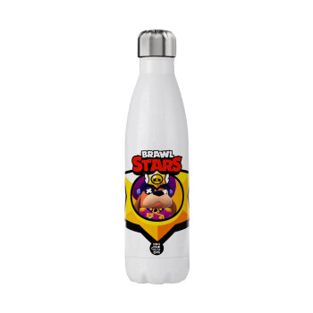 Brawl Stars Ruffs, Μεταλλικό παγούρι θερμός (Stainless steel), διπλού τοιχώματος, 750ml