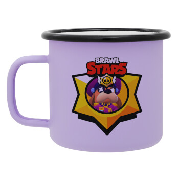 Brawl Stars Ruffs, Κούπα Μεταλλική εμαγιέ ΜΑΤ Light Pastel Purple 360ml