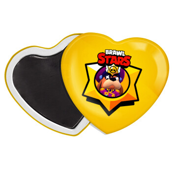 Brawl Stars Ruffs, Μαγνητάκι καρδιά (57x52mm)