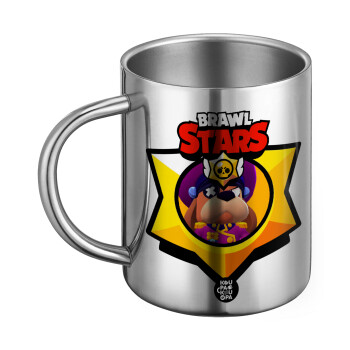 Brawl Stars Ruffs, Ανοξείδωτη Μεταλλική Κούπα 450ml - Διπλού Τοιχώματος