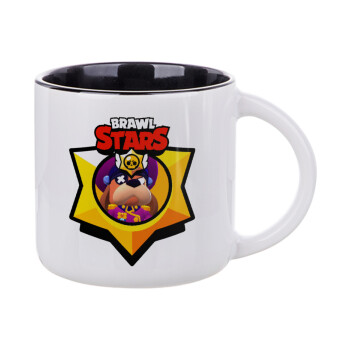 Brawl Stars Ruffs, Κούπα κεραμική 400ml Λευκή/Μαύρη
