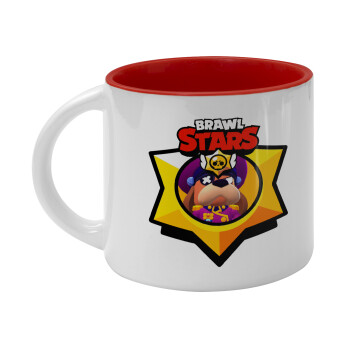 Brawl Stars Ruffs, Κούπα κεραμική 400ml Λευκή/Κόκκινη